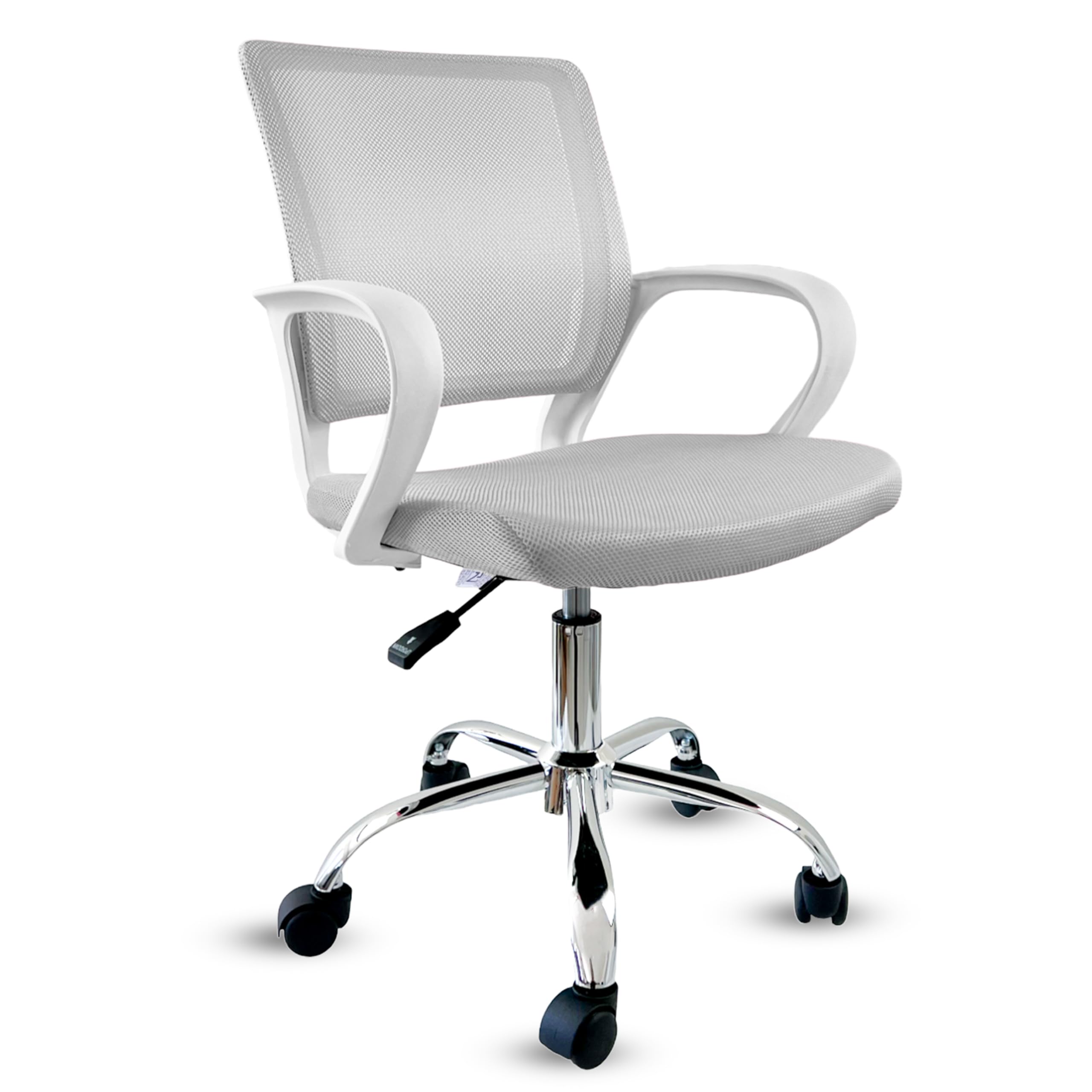FZ SEDIA UFFICIO RUOTE (BIANCO/GRIGIO)