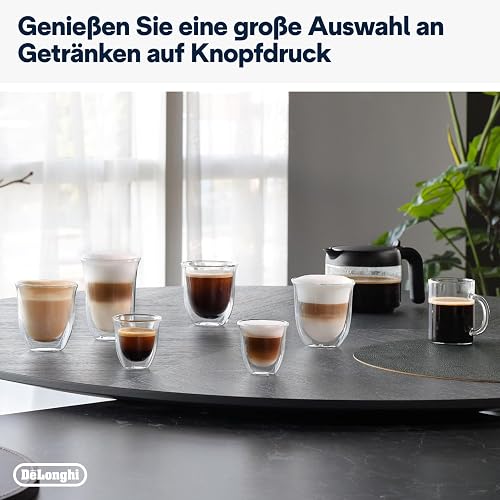 De'Longhi Dinamica Plus ECAM382.70.B, Machine Automatique à Café en Grains, Cafetière avec Technologie LatteCrema, Machine Espresso avec 18 Recettes, Écran TFT 3,5", 1450W, Noir - 5