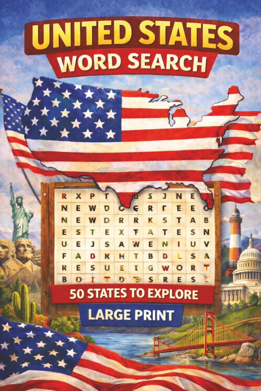 United States Word Search: state word search puzzle