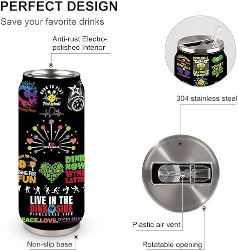 Miniatura 5 de Vaso Tumbler de Pickleball Regalos para Mujeres, Hombres - Regalo de Pickleball para Mujer - Navidad, Regalo de Cumpleaños para Amantes del