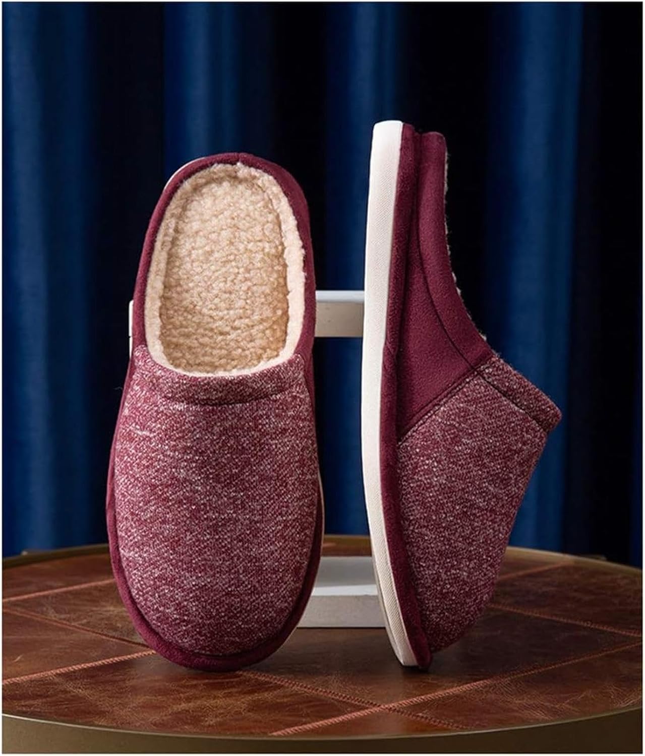 [ZKYSO] ルームシューズ あったか スリッパ ファー付き もこもこ 秋冬 レディース メンズ おしゃれ 北欧 滑り止め 軽量