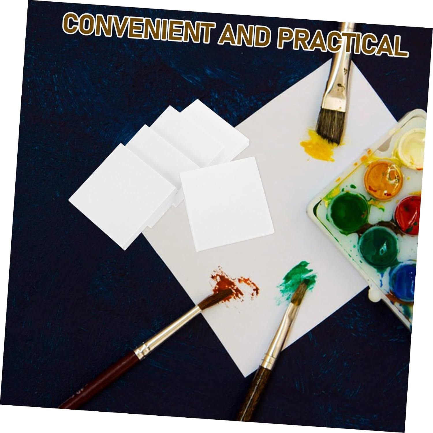 OSALADI 5sets Double-Sided Palette Paper Sheets for Outdoor Painting Sketching Art Projects Tearable and Easy to Replace for DIY Activities