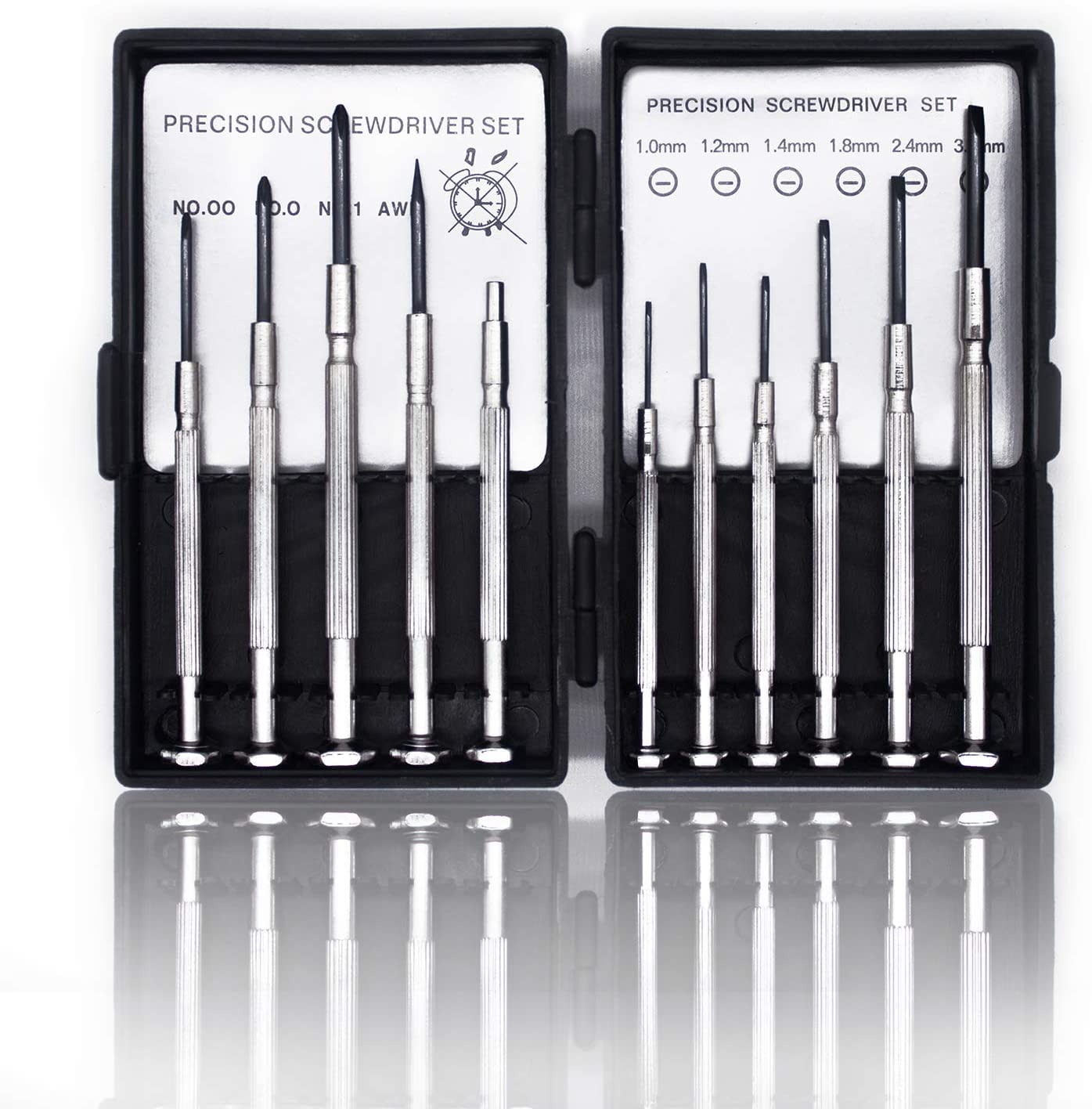 Mini Precision Screwdriver Set with Case, Small Screwdriver Set for Jewelry, Watch, iPhone, Toys, Computer, Eyeglass Repair, 11PCS