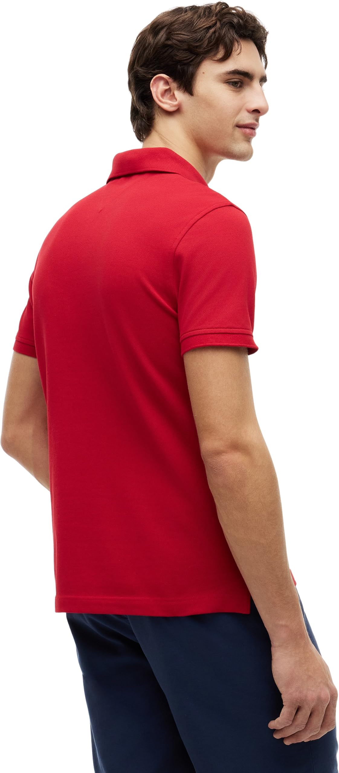 Tommy Hilfiger Męskie polo 1985 Slim MW0MW17771 S/S Polo, czerwone (średnio czerwone), XL, Czerwony (średni czerwony), XL