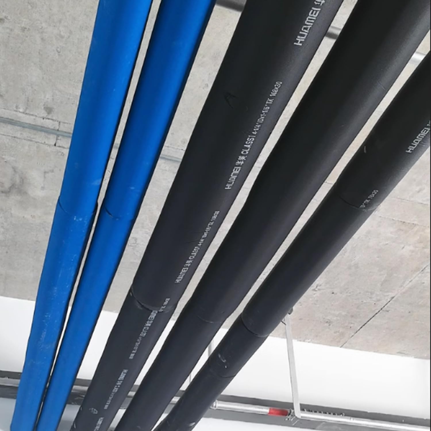Tubo de Espuma Aislante for tuberías, diámetro Interior 6-110 mm, Tubo de Espuma for Unidad de Aire Acondicionado, Tubo de Espuma for Mango, ignífugo/Impermeable(ID*TH-110mm*30mm)