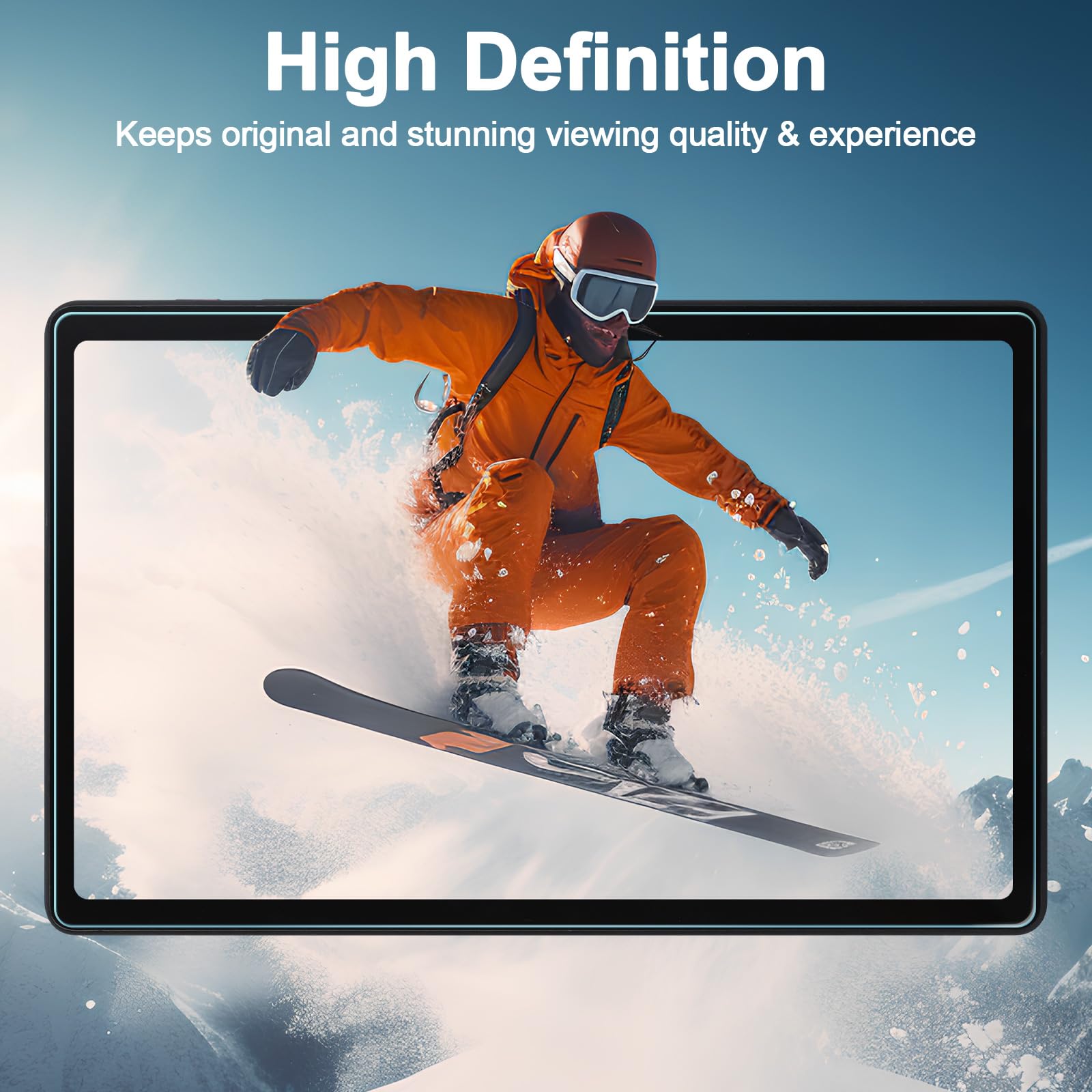 Caweet Folia ochronna na wyświetlacz do Xiaomi Redmi Pad 2 PRO (12,1", wydana w 2025 r.) – twardość 9H, szkło hartowane HD, 1 opakowanie