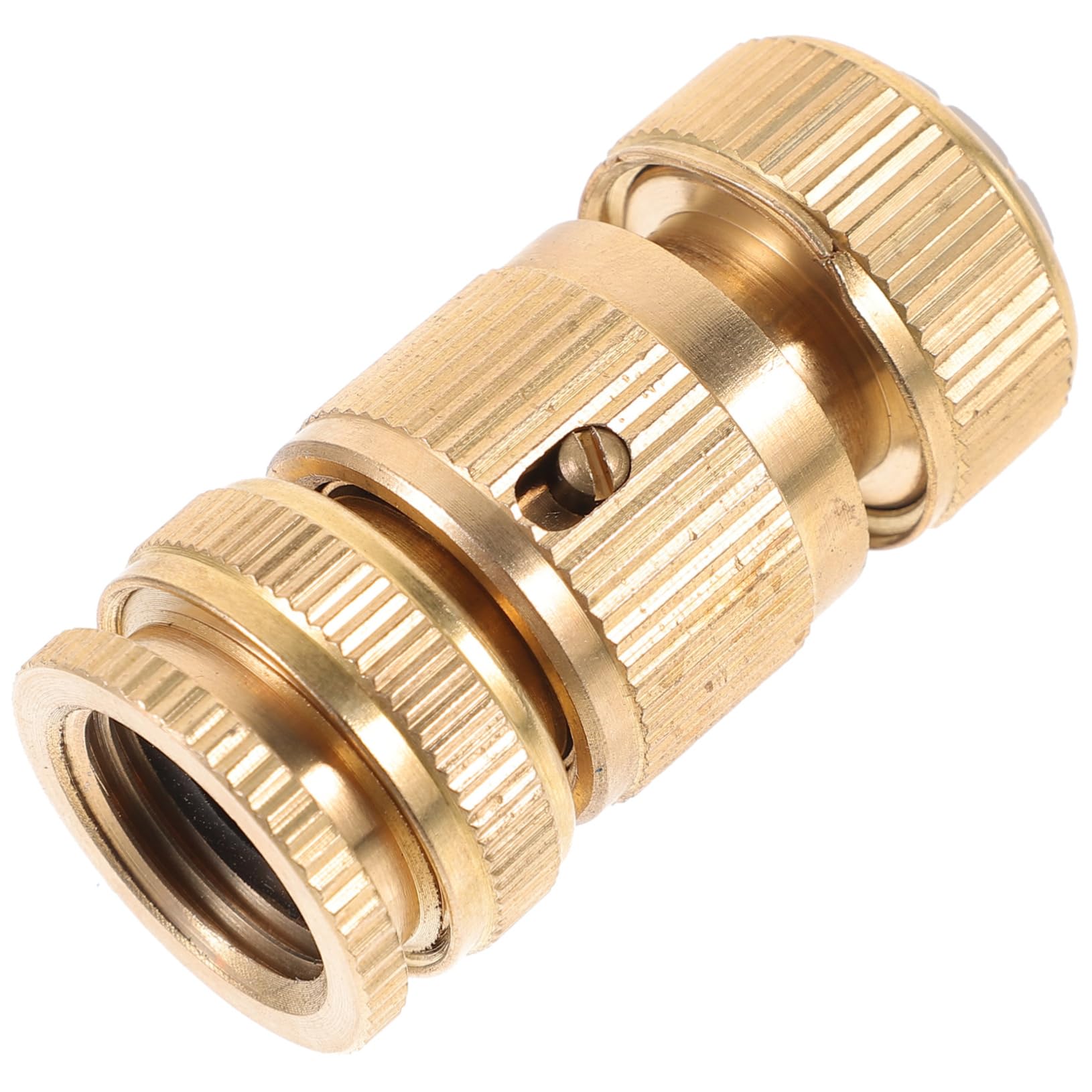 SOLUSTRE 5paia Raccordo Rapido per Tubo da Giardino Connettore per Tubo Flessibile Compatibile con Lavatrici e Irrigazione Resistente alla Corrosione e Facile da Installare
