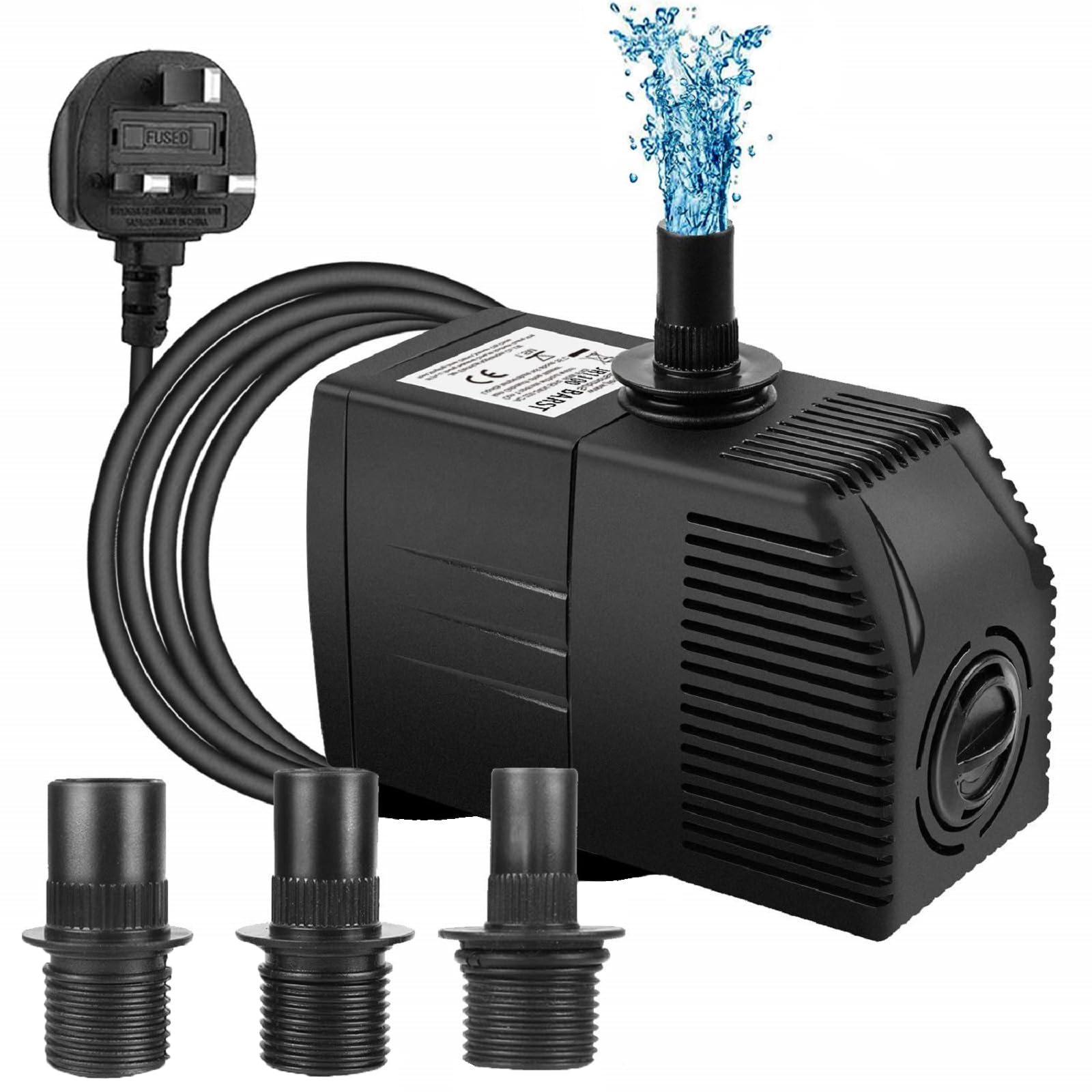 BARST 2500L/H Submersible Water Pump with Filter, 5m Power Cord — image 1