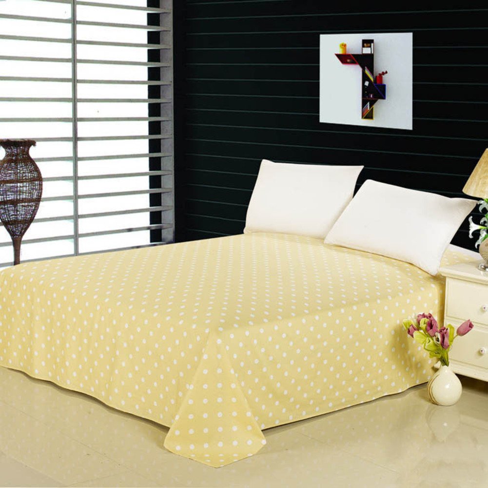 Draps en coton 160x230cm pour lit simple et double lit