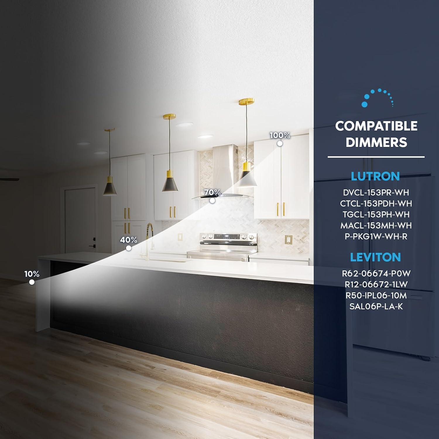 LUXRITE 8-Inch LED Recessed Light with J-Box, Canless Mini Panel Spotlight, 5CCT 2700K-5000K, 13/15/18 Watts, 1050/1250/1500 Lumens, CRI90, Dimmable, 120-277V, IC Rated, Wet Rated ETL Listed (4 Pack)
