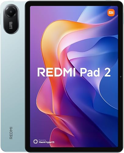 Xiaomi Redmi Pad 2 Tablet da 11" 2.5K (MediaTek G100-Ultra, 8GB di RAM, 256GB di ROM, WiFi 5 + Bluetooth 5.3, batteria da 9000 mAh, caricatore non incluso), verde (versione ES) - 1
