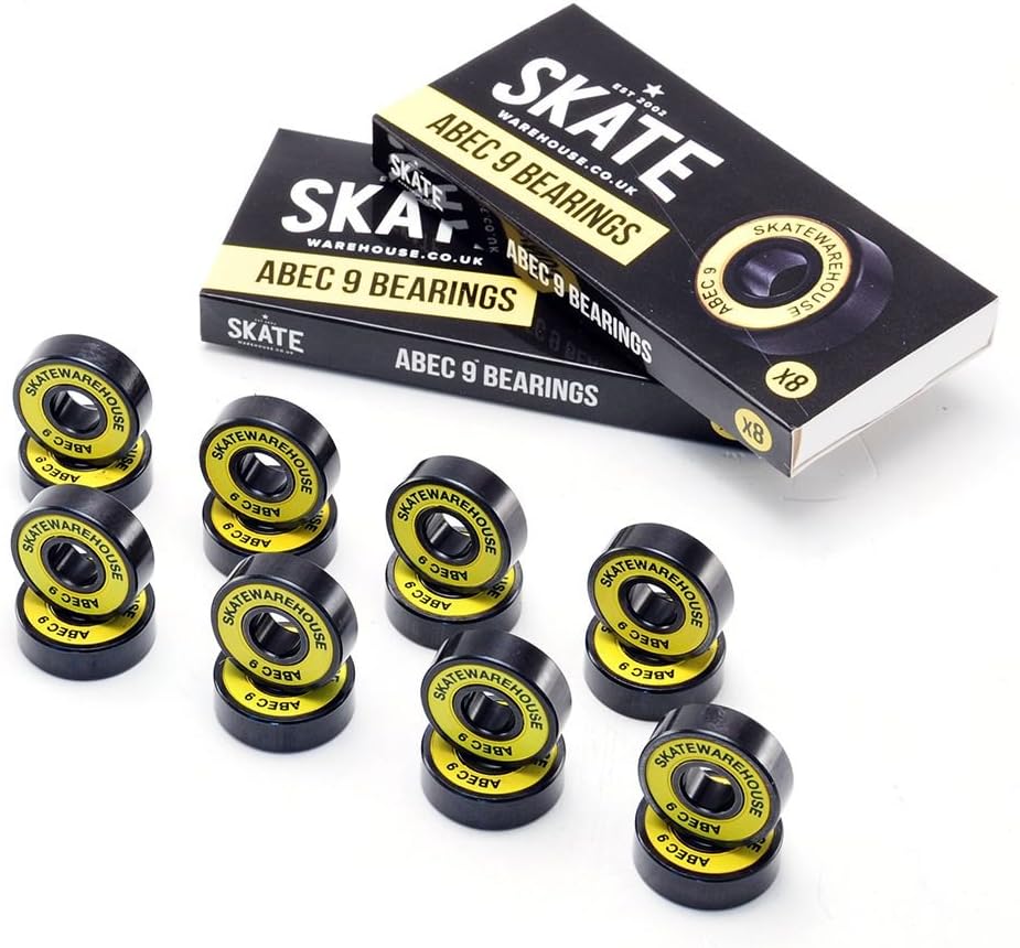 SkatewarehouseABEC 9 Roller Skate/Derby/Inline Bearings x16