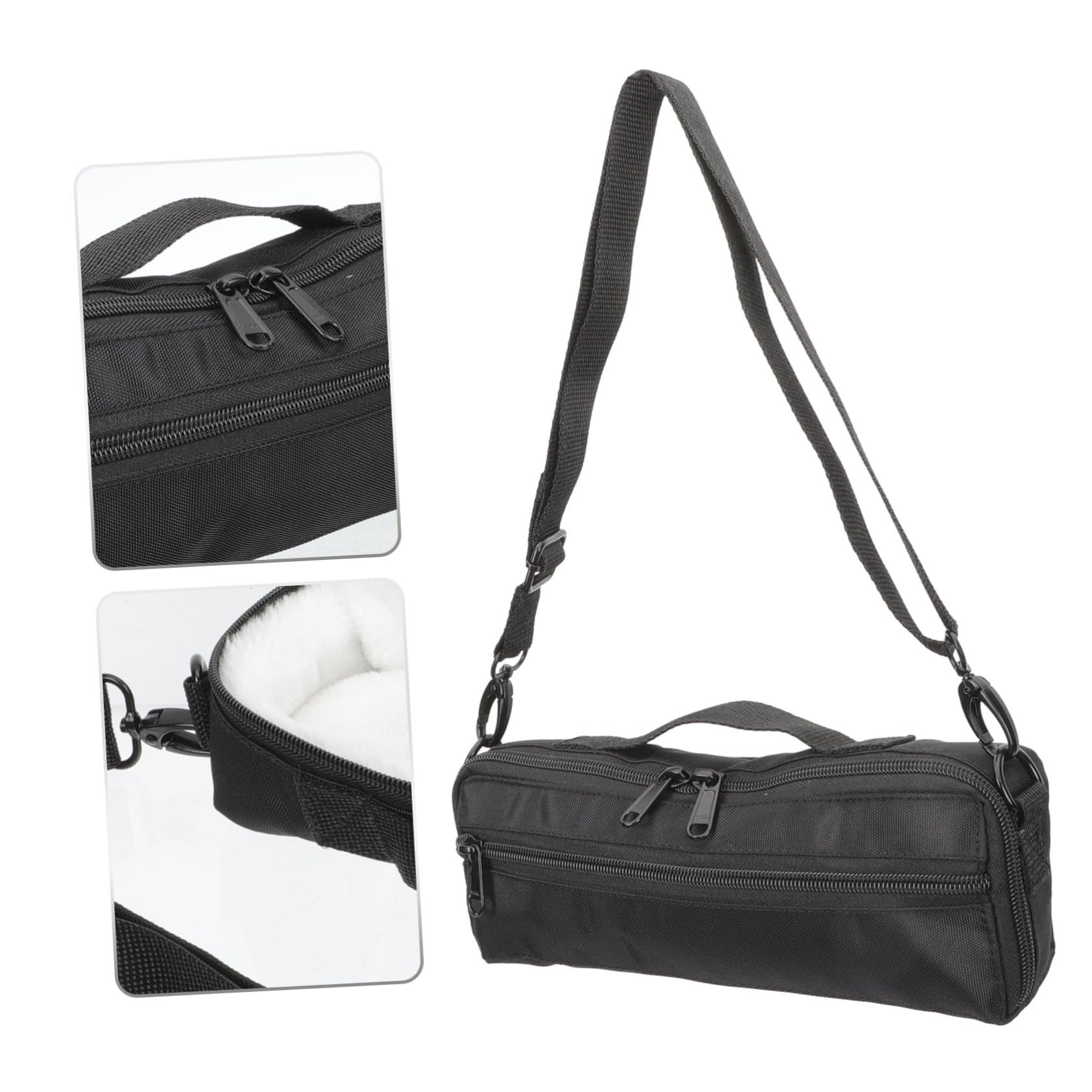 VICASKY Bolsa para Instrumentos de Viento Portátil para Piccolo, Hecha de Lona y Felpa, Fácil de Transportar y Resistente para Uso al Aire Libre Mano