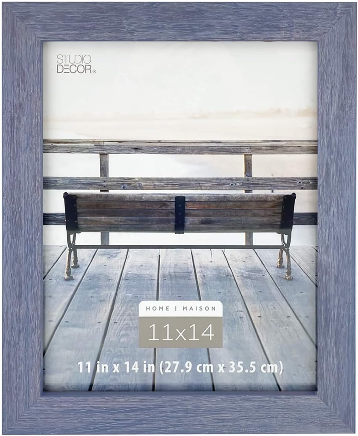 Studio Decor Home Distressed Blue Frame
