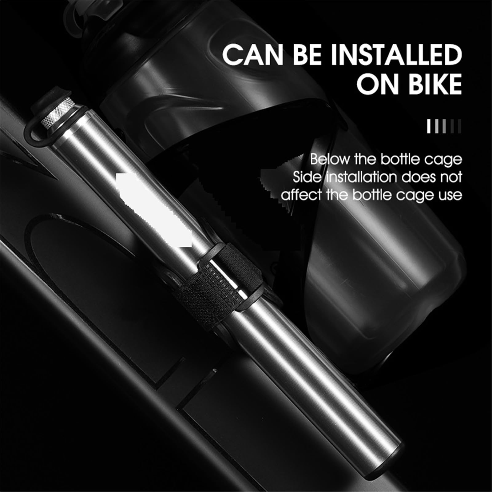 Pompa per Bicicletta Pompa da Bicicletta Portatile 160PSI Mini Pompa da Bici in Lega di Alluminio valvola di gonfiaggio MTB Accessori for Bici da Strada Pompa Bicicletta