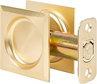 Vista 8 de Stone Harbor Hardware Cerradura de puerta de bolsillo cuadrada contemporánea, función de paso, 2-3/8" Backset, Vintage Bronze