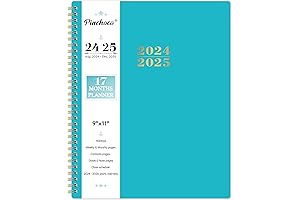 2024-2025 Weekly & Monthly Academic Calendar Planner