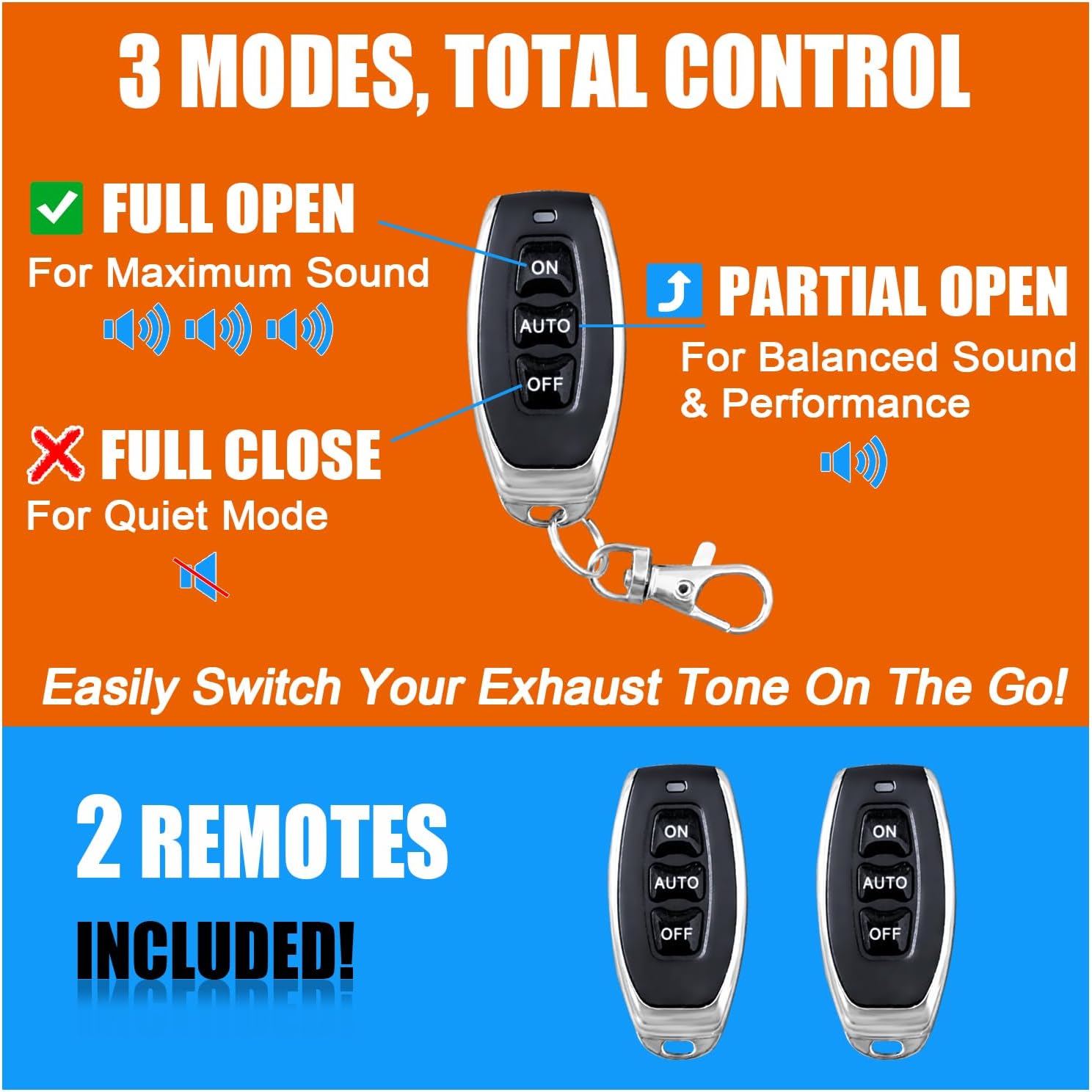 2.5 Inch Electric Exhaust Cutout with Elbow Valved Muffler Valvetronic Exhaust Valve Kit