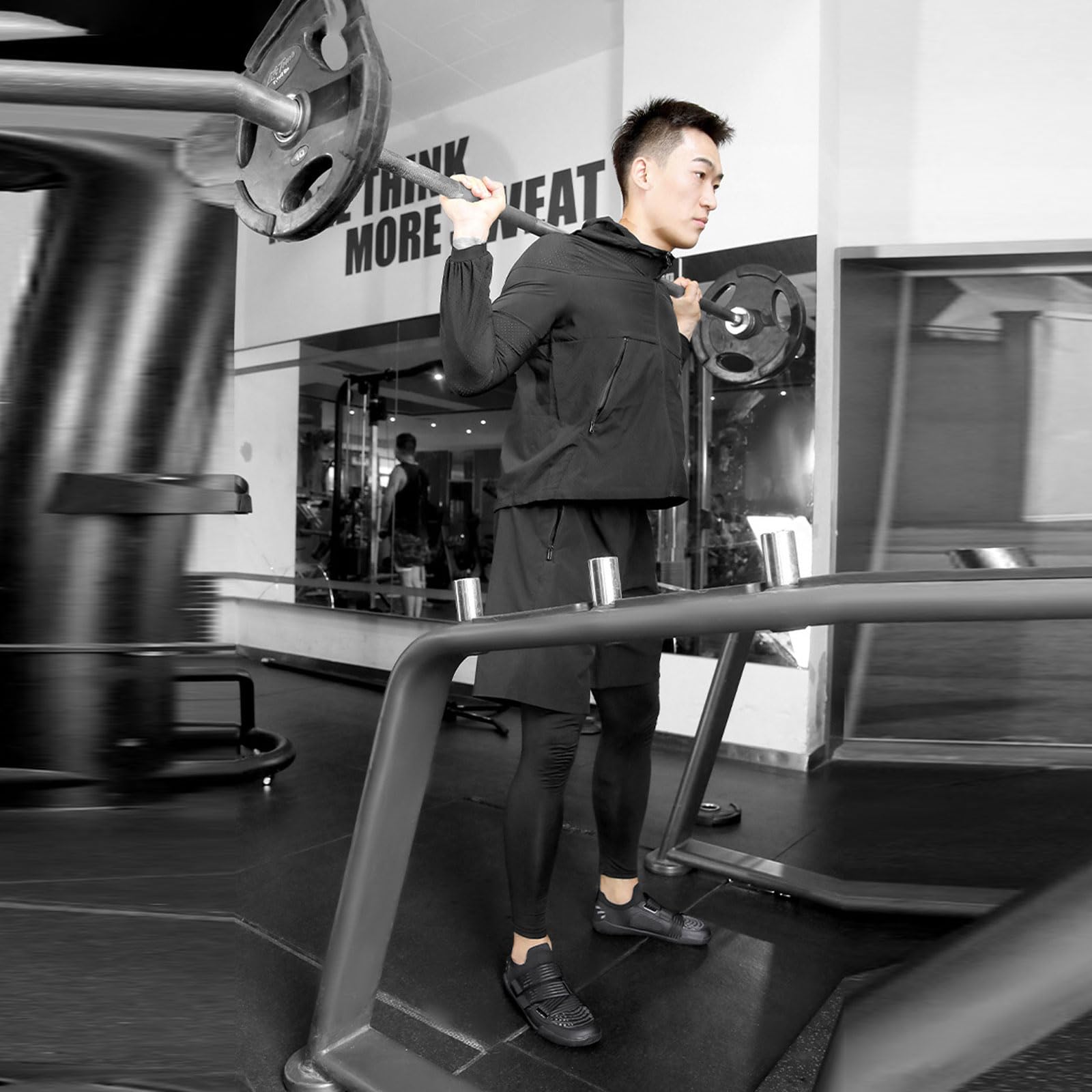 Chaussures d'haltérophilie Homme,Chaussures de soulevé de Terre,Squat,Powerlifting et Musculation,Ligthweight,Doux Et Respirant,AntidéRapant Et Stable,pour Fitness,Gym,entraînement