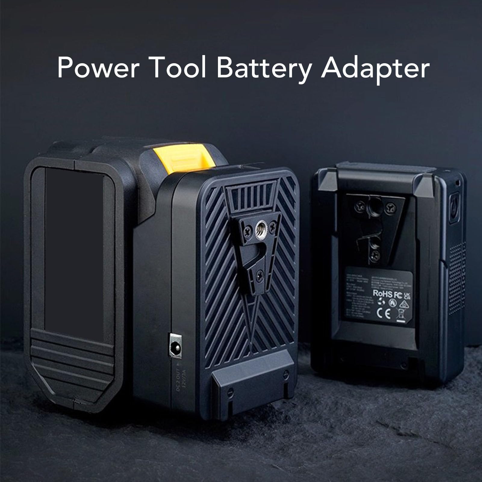 Tosuny Adaptador de Batería para Herramientas Eléctricas Que Transforma Las Baterías de Herramientas en Soporte en V para Varios Dispositivos
