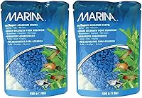 Vista 4 de Grava marina decorativa, 1 libra, azul