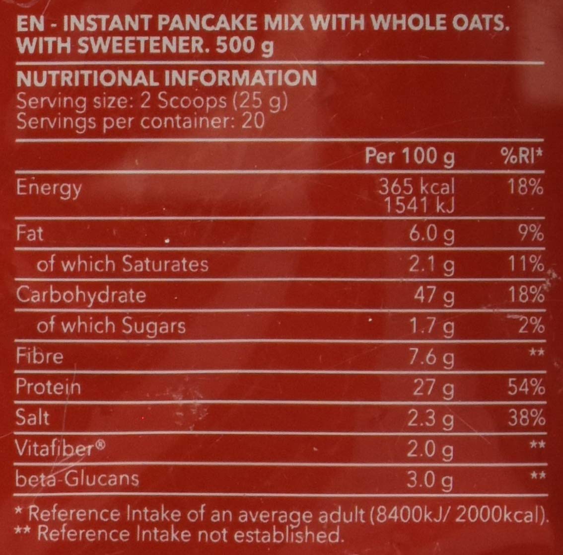 Prozis Pancake, Gocce di Cioccolato, 500 g
