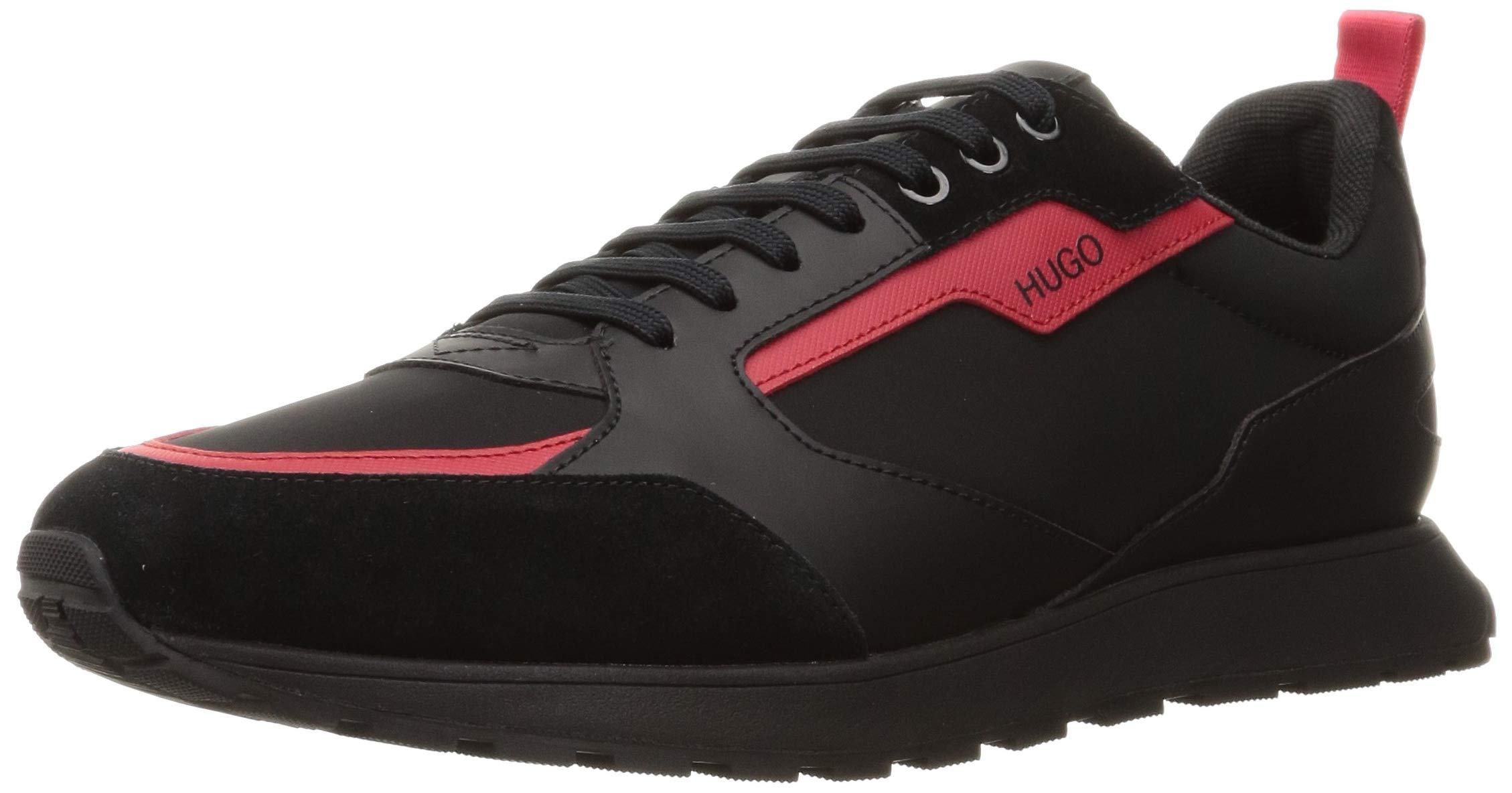 Hugo Men's Black Icelin Runners in Size 10, Sports Direct