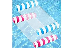 3 Pack Water Swimming Pool Float Hammock for Adult, Pool Float Lounger...