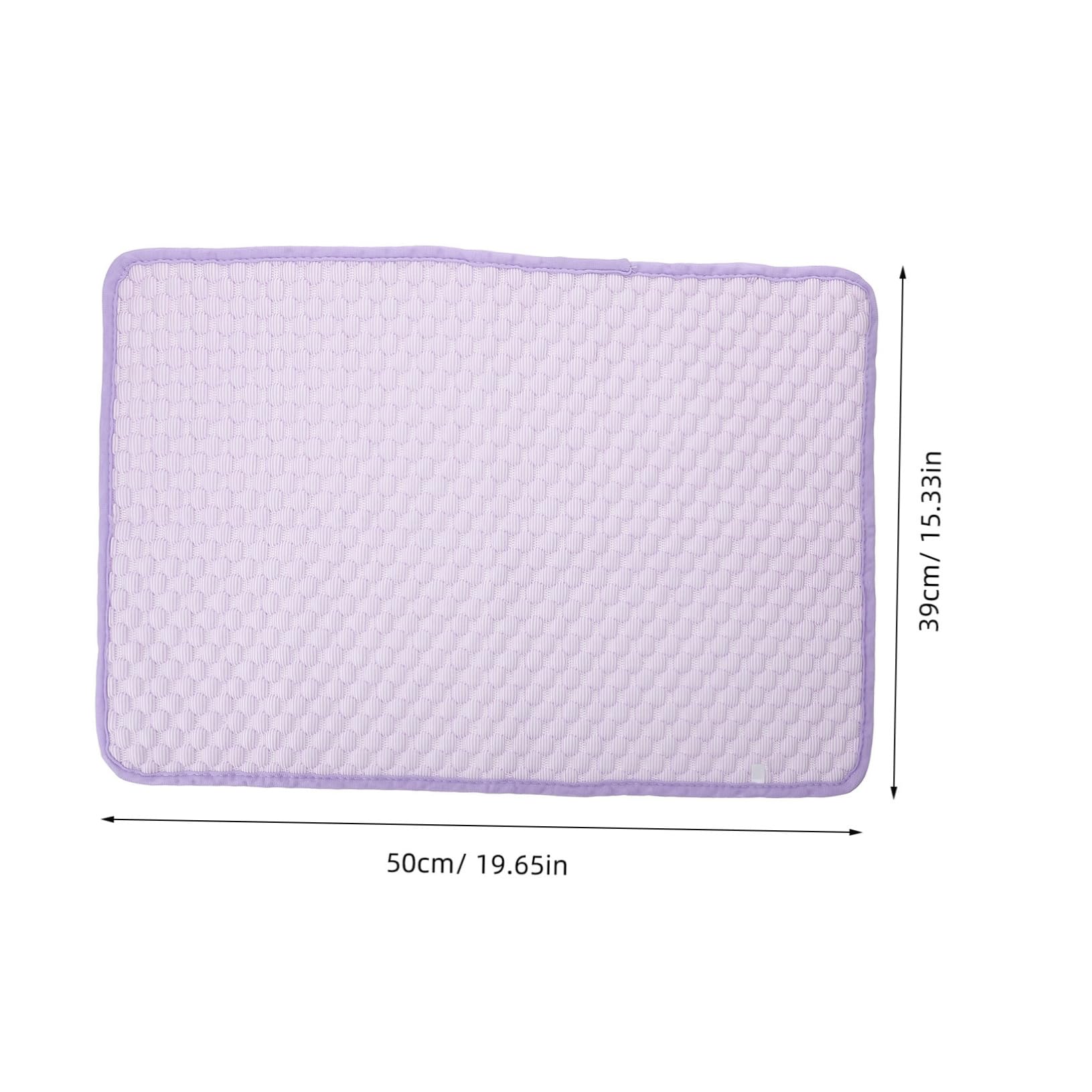 POPETPOP Dog Cooling Mat Breathable Summer Pet Cooling Pad Comfortable and Easy Indoor Outdoor Use Present for Pet Owners Elegant Design