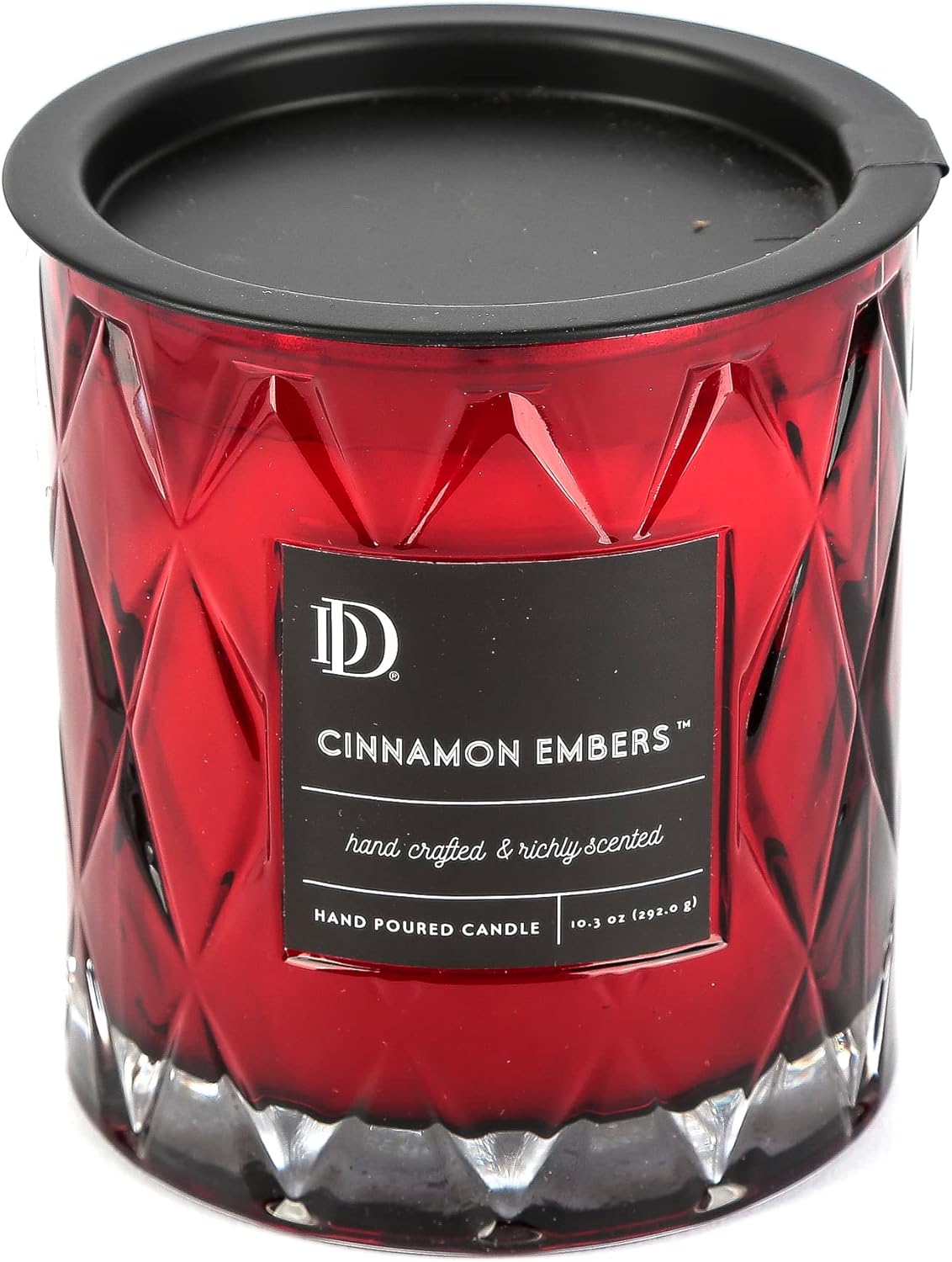 Cinnamon Embers Diamond Patterned Jar Candle Everything Else