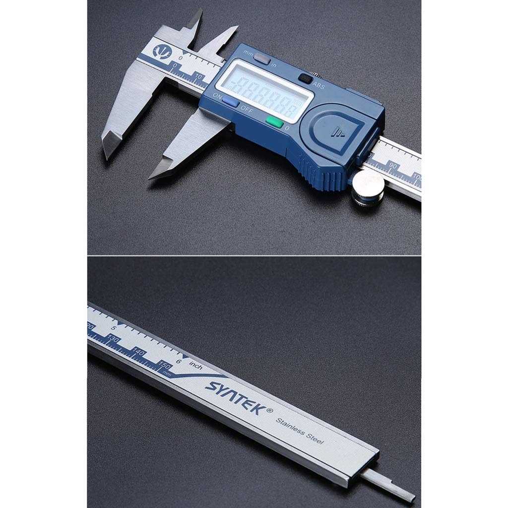 Suwalizki Elektroniczny Cyfrowy Cyfrowy Zacisk Ze Stali Nierdzewnej Vernier Caliper High Precision Industrial Pomiar Narzędzia Zakres: 0-150mm