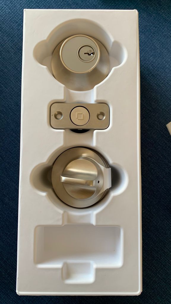 Level Lock Smart Lock, Keyless Entry, Smartphone Access, Bluetooth Enabled, Works with Apple HomeKit - Satin Chrome,4.5 x 2.75 x 2.75 inches