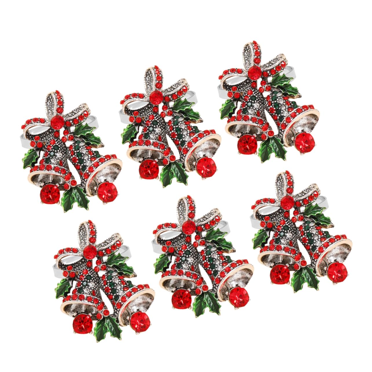 Cabilock 3 Set Per Tovaglioli Natale Forma Per Decorazioni Festive Da Tavola Per Ristoranti E Feste Natalizie 6 Pezzi*3
