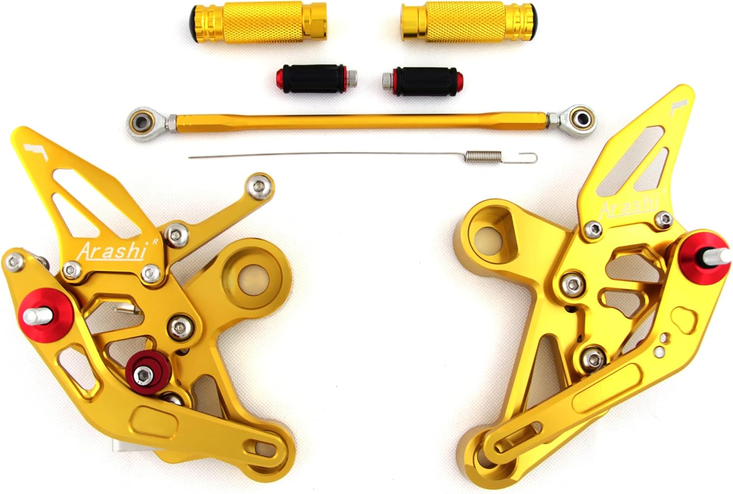 Arashi Rearsets Footrests FootPegs for YAMAHA MT09 FZ09