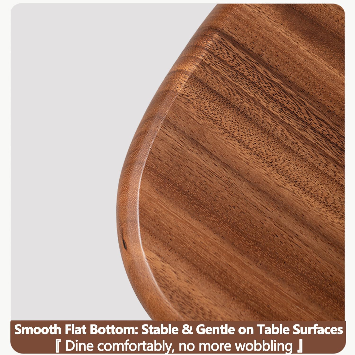 Walnut Wood Leaf Serving Tray 13” – Long Wooden Snack Platter for Appetizers, Sushi, Bread & Dessert – Handcrafted Solid South American Walnut Decorative Tray for Coffee Table, Kitchen & Dining