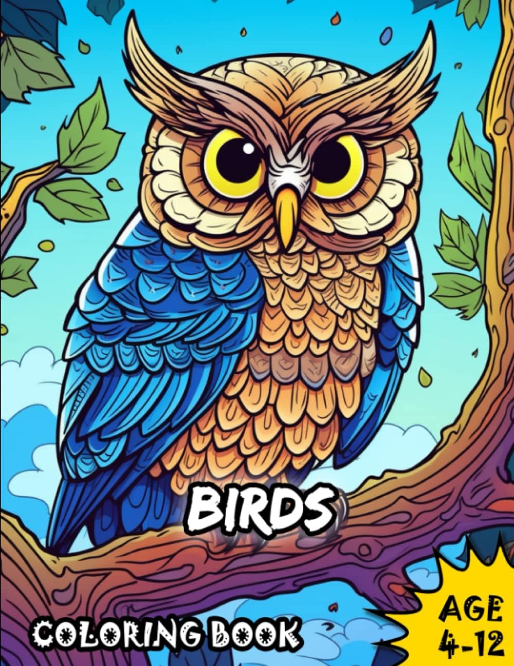 Animals: Birds: coloring book (CreActivity)