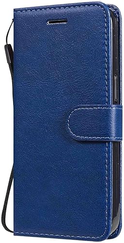 Miniatura 2 de Phone Cover Wallet Folio Case for LG Q8, Premium PU Leather Slim Fit Cover for LG Q8, 2 Card Slots, Super Fitting, Blue
