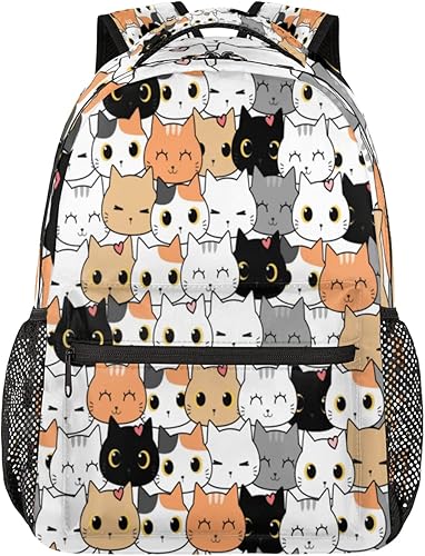 YPPAHHHH Mochila escolar para computadora portátil, color rojo fuego, para hombres, para niñas, niños, mochila de senderismo para universidad,