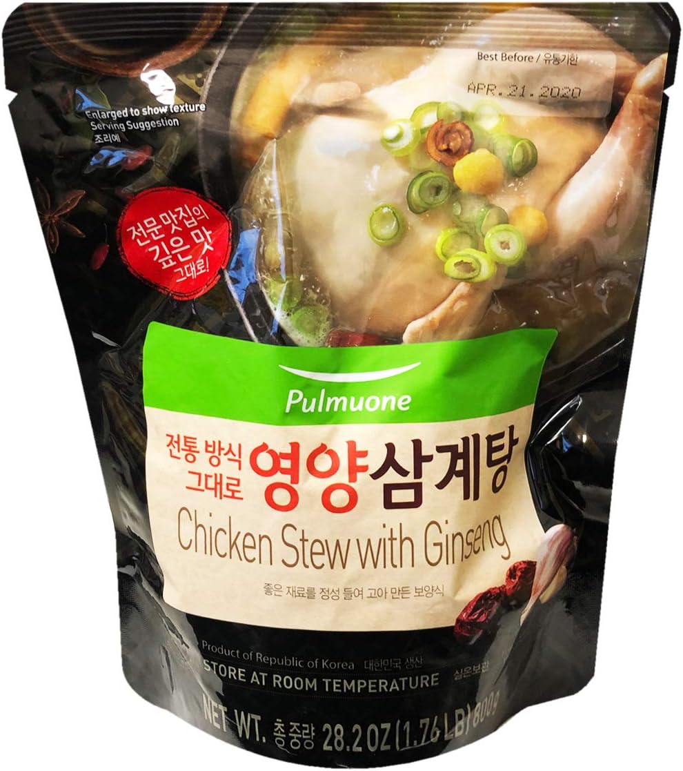 Pulmuone Korean Traditional Chicken Stew Pack (Ginseng)