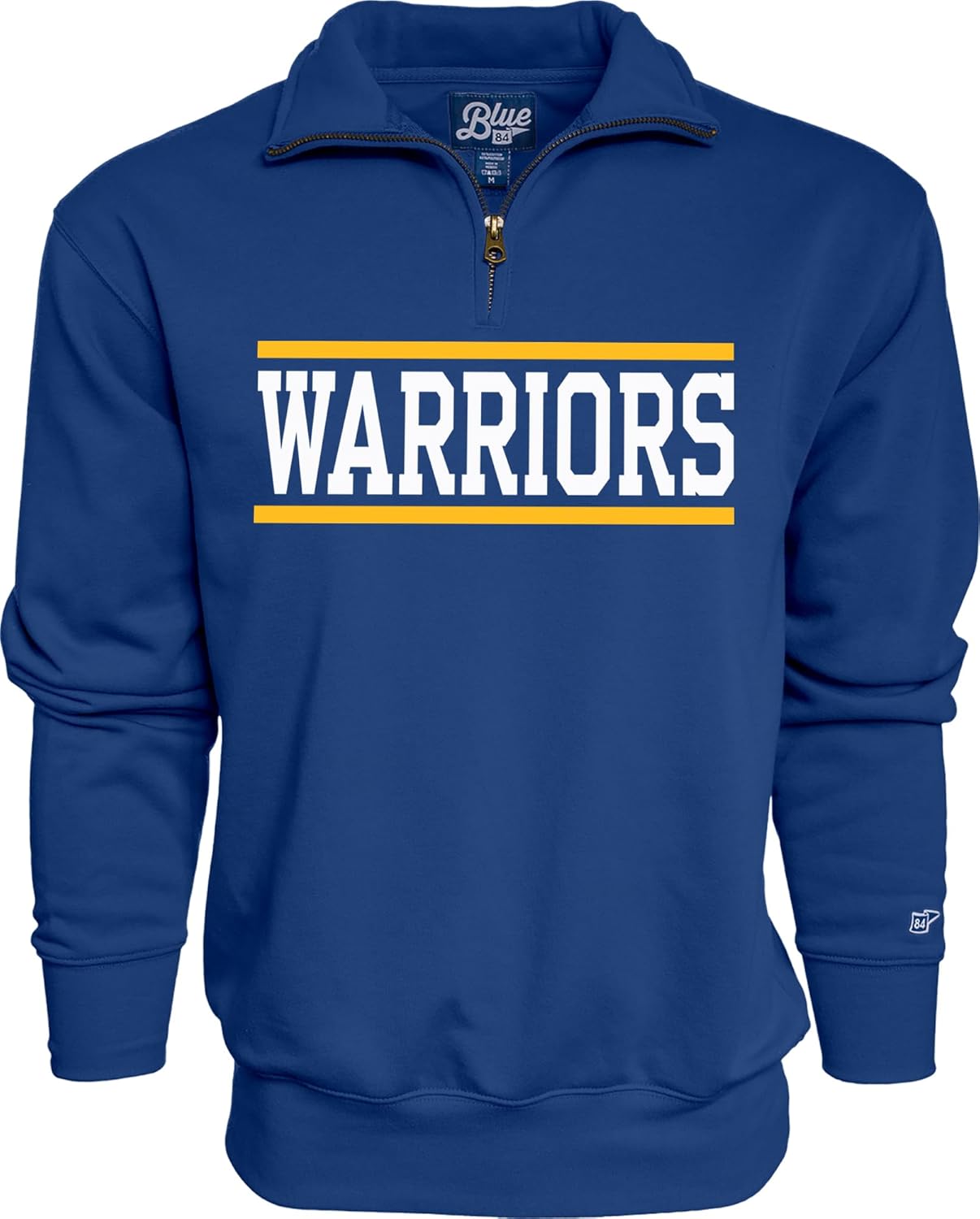 Blue 84 NBA unisex-adult Nba Officially Licensed Quarter Zip Sweatshirt Team Color