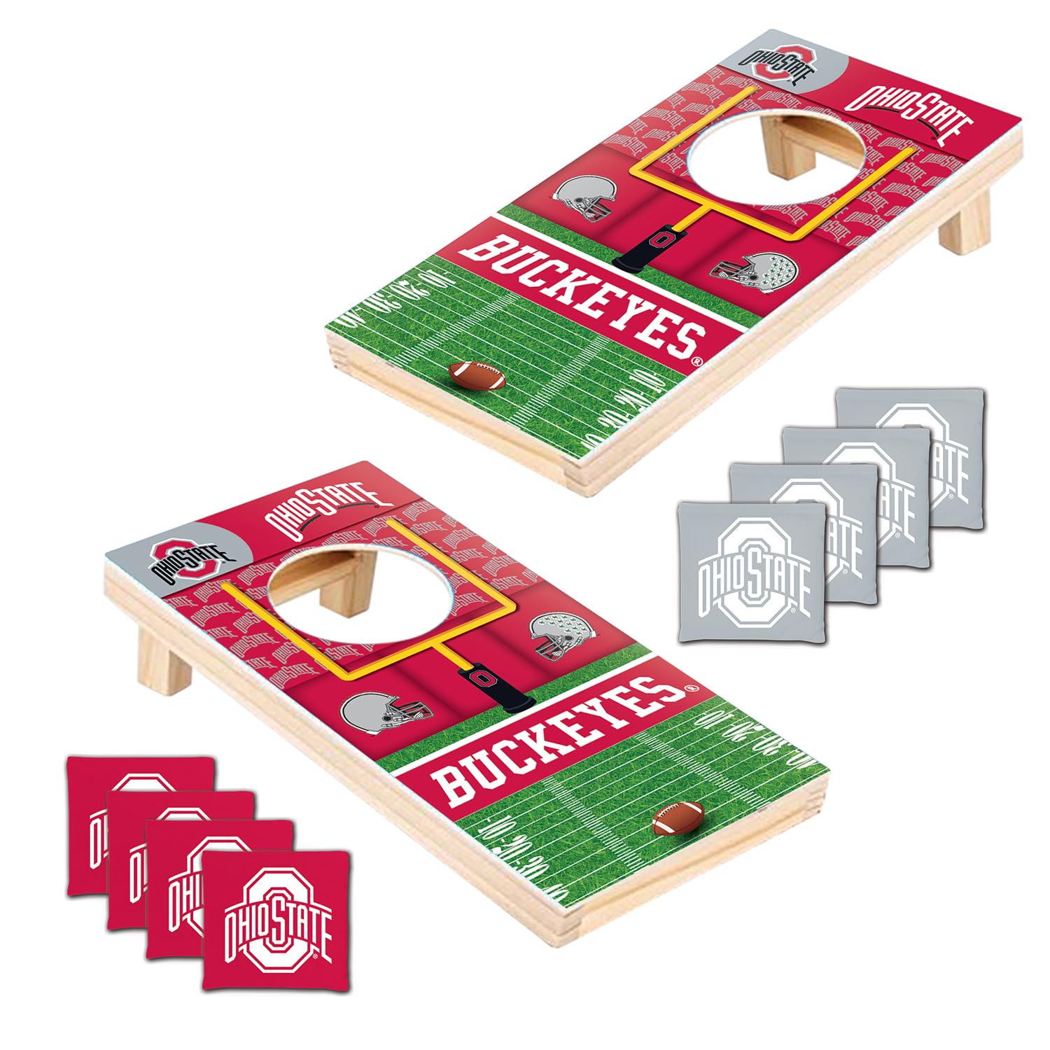 MasterPieces Officially Licensed NCAA Ohio State Buckeyes Tabletop Cornhole for Adults