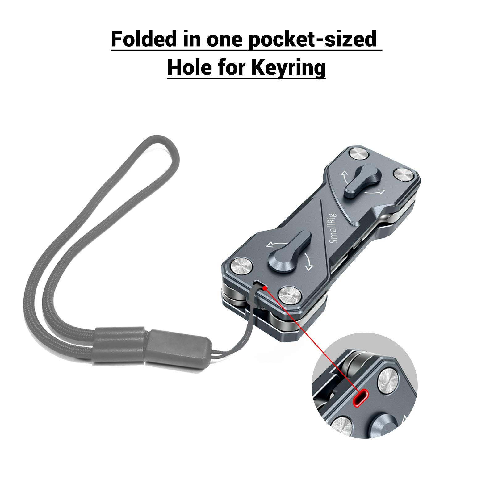 SMALLRIG Kit de Tournevis Kit d'Outils Pliants Hunter - 2495
