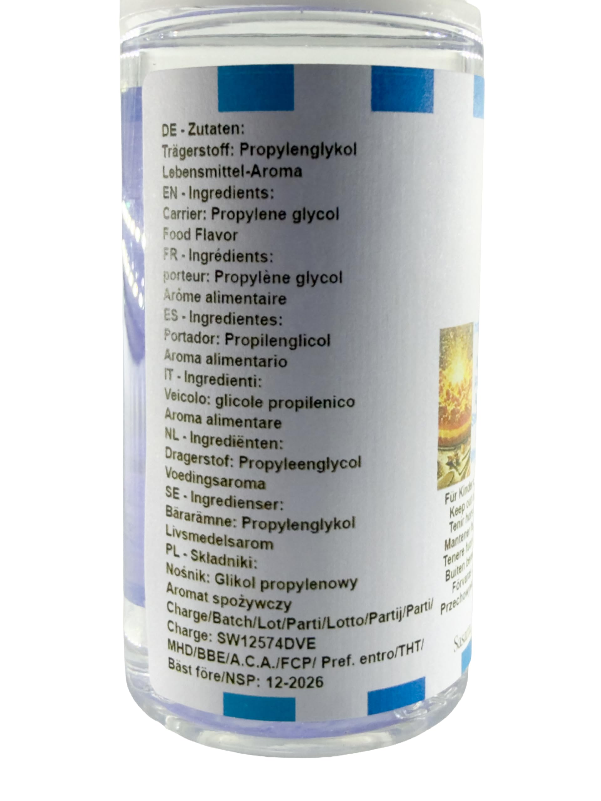 Pastel de migas de pudín aroma concentrado - Vegano - Sasami - 10ml