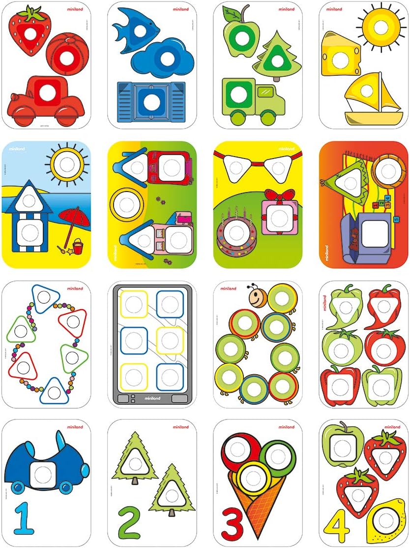 Best Deal Miniland Educational - Activity Nuts and Bolts School Game Set for Kids