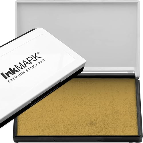 Almohadilla de sello premium de gran tamaño de 4 x 7 pulgadas - para sellos de goma tradicionales - Almohadilla de fieltro seca