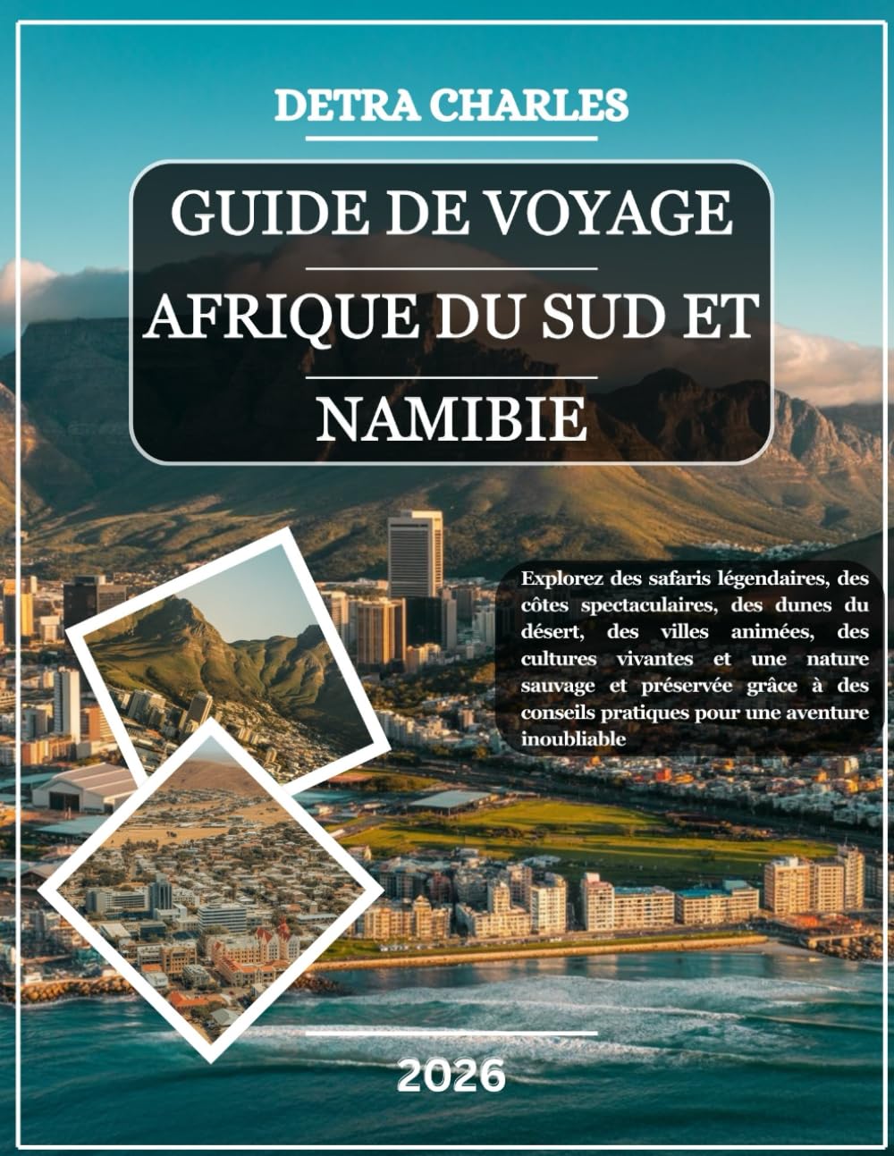 GUIDE DE VOYAGE AFRIQUE DU SUD ET NAMIBIE 2026: Explorez des safaris légendaires, des côtes spectaculaires, des dunes du désert, des villes animées, ... à des conseils pratiques pour une aventu...