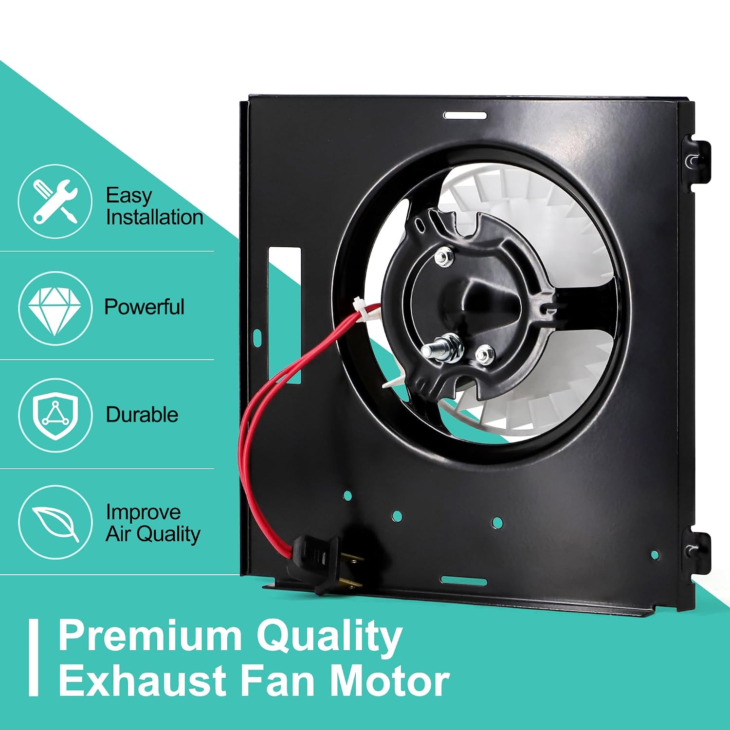 769RF B Unit, 87546000 B-Unit Fan Motor Assembly for Broan Nutone 769RFT, 769RF, V769RF, 763RL/769RL A Unit Ventilation Fan