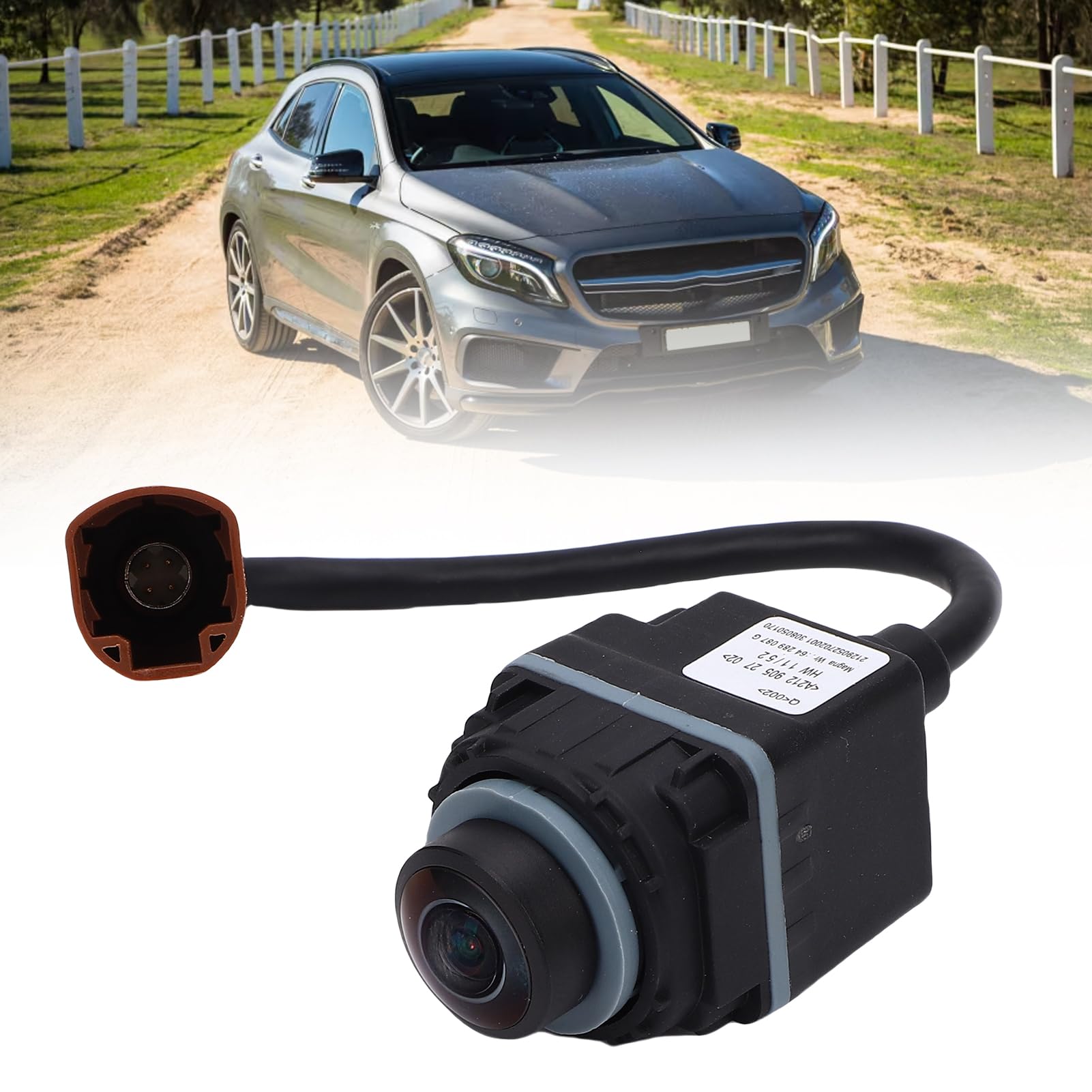 Kamera w Lusterku Wstecznym 360 Stopni, Aluminiowa Kamera Zamienna, HD z Lewym i Prawym Kątem z Wyraźnym Widokiem, Idealna dla Klasy E W212 2009 2016 AMG E63 W212 Asystent Parkowania i Roleta