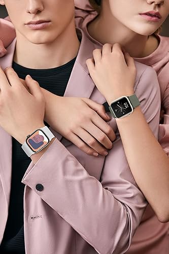 Miniatura 7 de Paquete de 5 correas elásticas de nailon compatibles con Apple Watch Ultra Band de 1.929 in para mujeres y hombres, correa de repuesto elástica