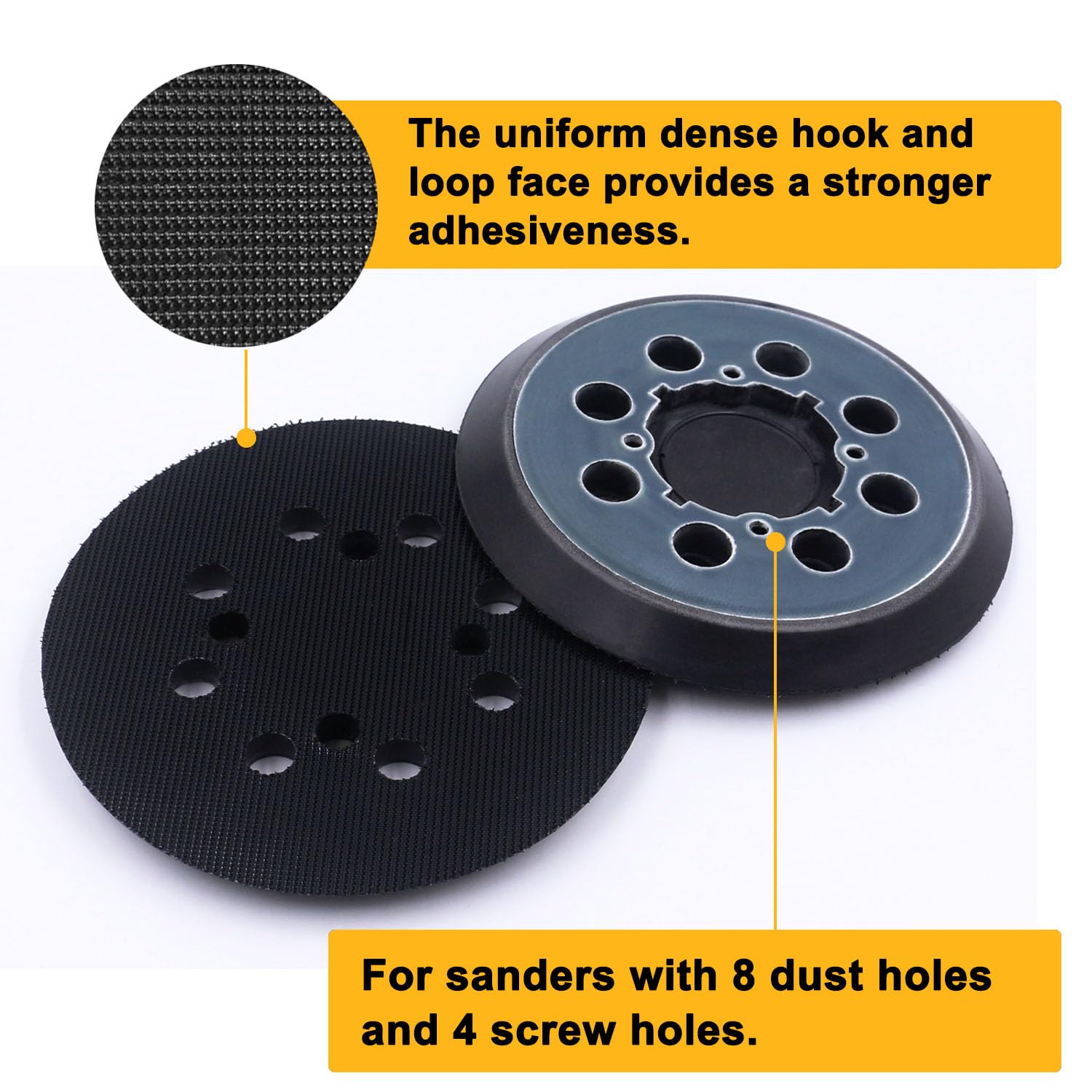 DeWalt Sanding Pads - 2 Pack Hook & Loop Replacement -3